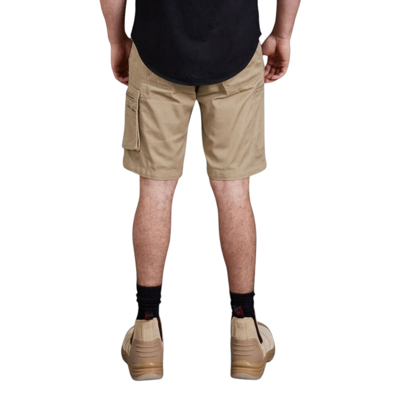 Mens Kinggee Tradies Summer Lightweight Khaki Cargo Work Shorts