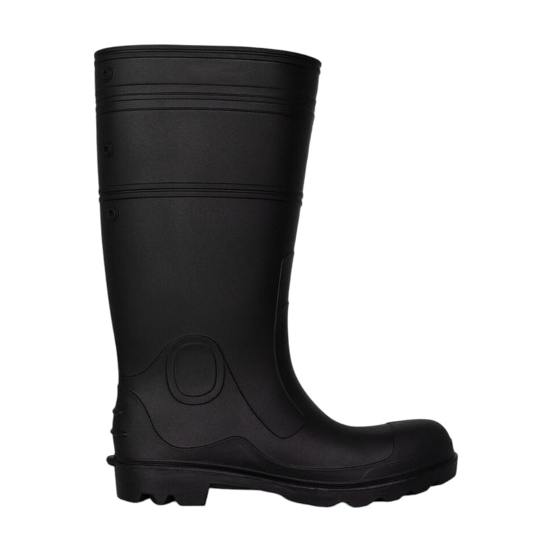 Mens KingGee Hydroguard Safety Gumboot Boots Black