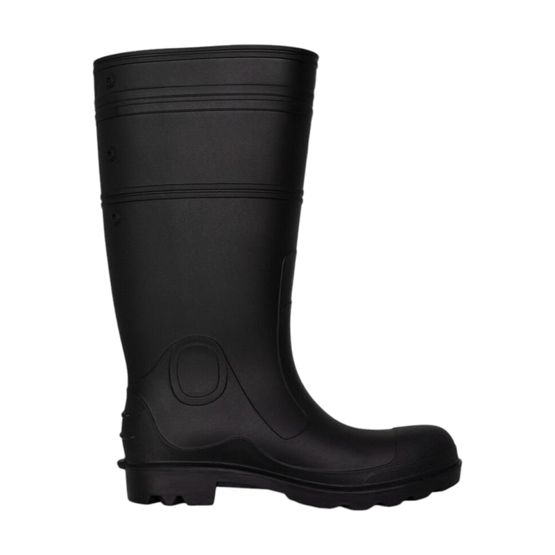 Mens Kinggee Sludge Non Safety Black Gumboot Shoes