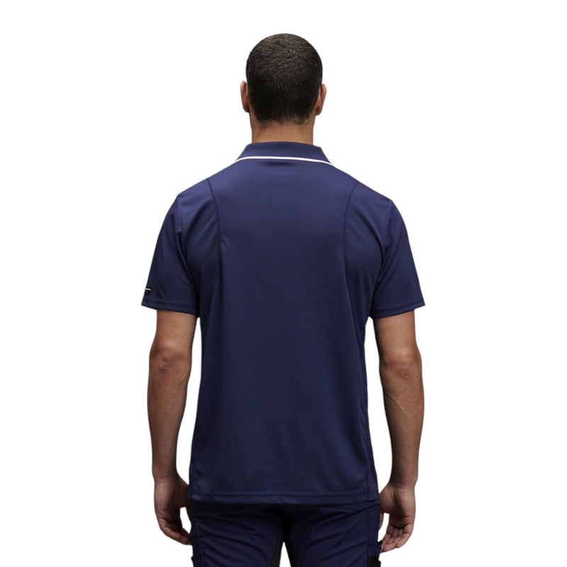 3 x Mens Kinggee Workcool Hyperfreeze Navy Short Sleeve Polo Shirt