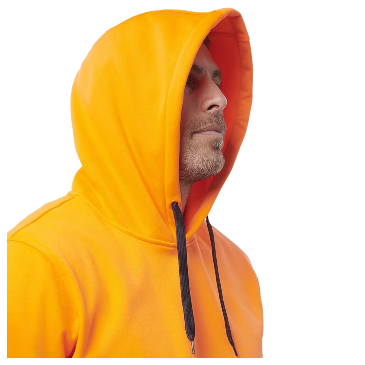 Mens KingGee Originals Hoodie Hooded Hoodie Orange/Navy