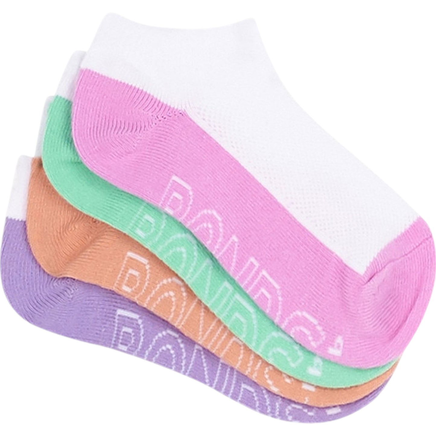 4 Pack Kids Girls Bonds Cushioned Low Cut Socks Multi