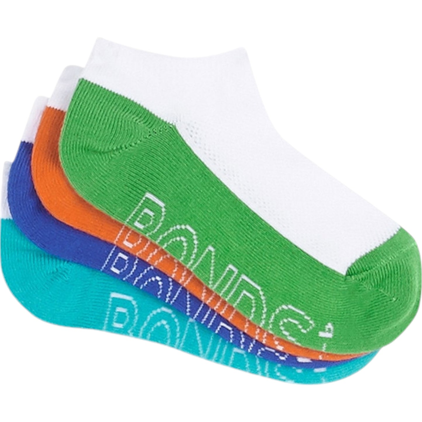 4 Pack Kids Boys Bonds Cushioned Low Cut Socks Multi