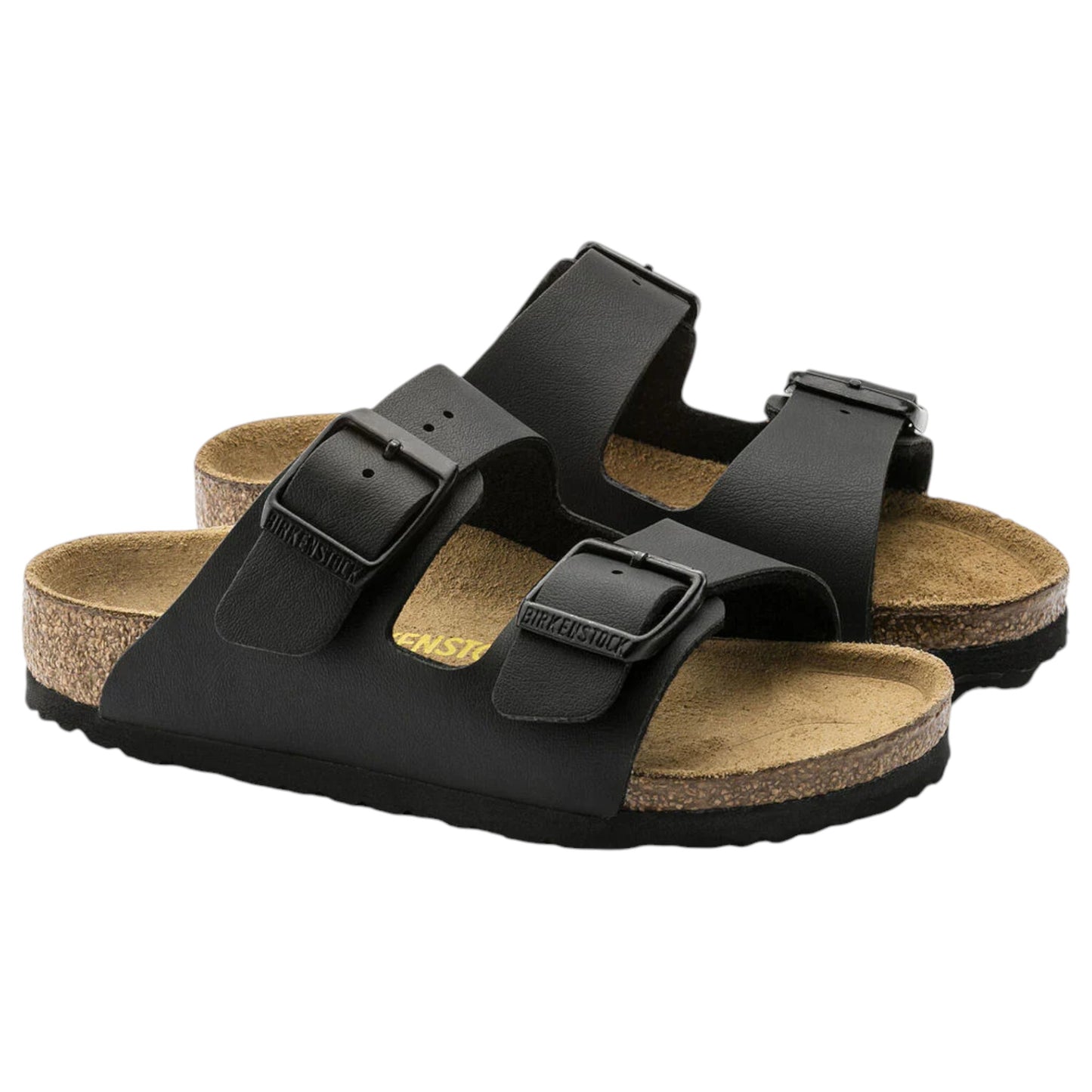 Kids Boys Birkenstock Arizona Birko-Flor Narrow Narrow Sandals Black