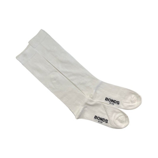2 Pack Unisex Kids Bonds Knee High Knee High Socks White
