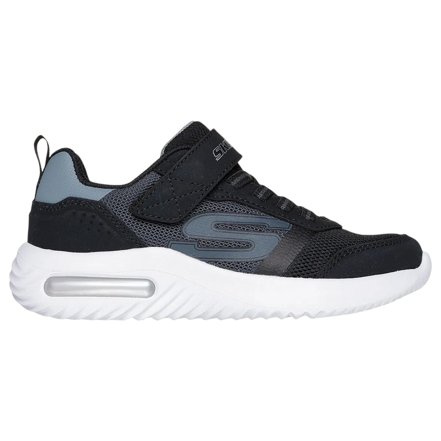 Kids Boys Skechers Bounder Tech - Ultravoid Athletic Shoes Black/Charcoal