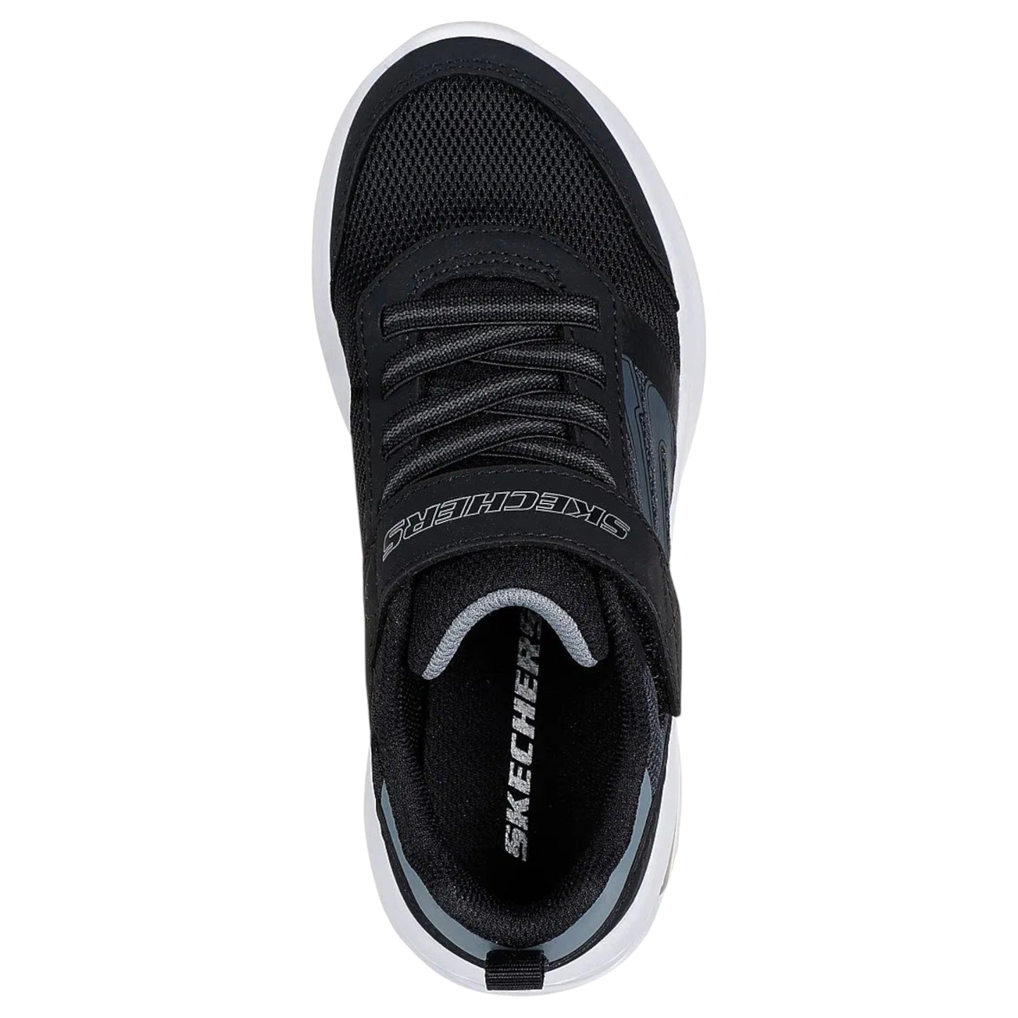 Kids Boys Skechers Bounder Tech - Ultravoid Athletic Shoes Black/Charcoal