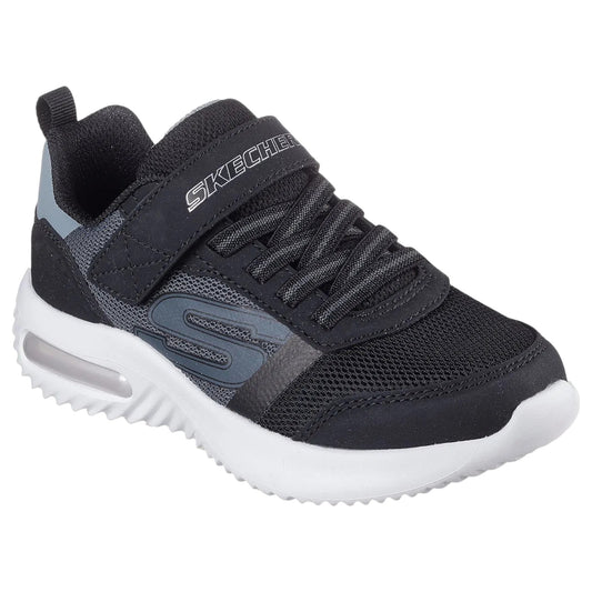 Kids Boys Skechers Bounder Tech - Ultravoid Athletic Shoes Black/Charcoal