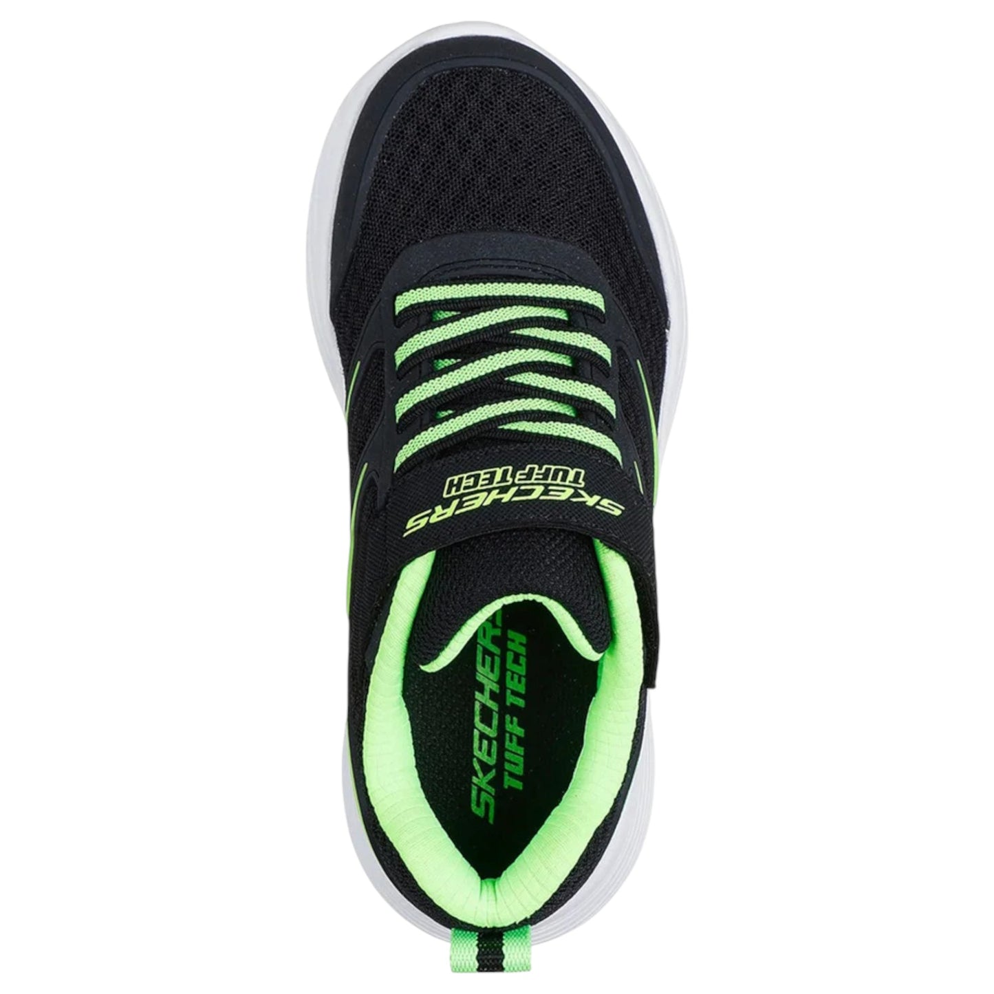 Kids Boys Skechers Go Run 400 V2 - Tuff Stride Athletic Shoes Black/Lime