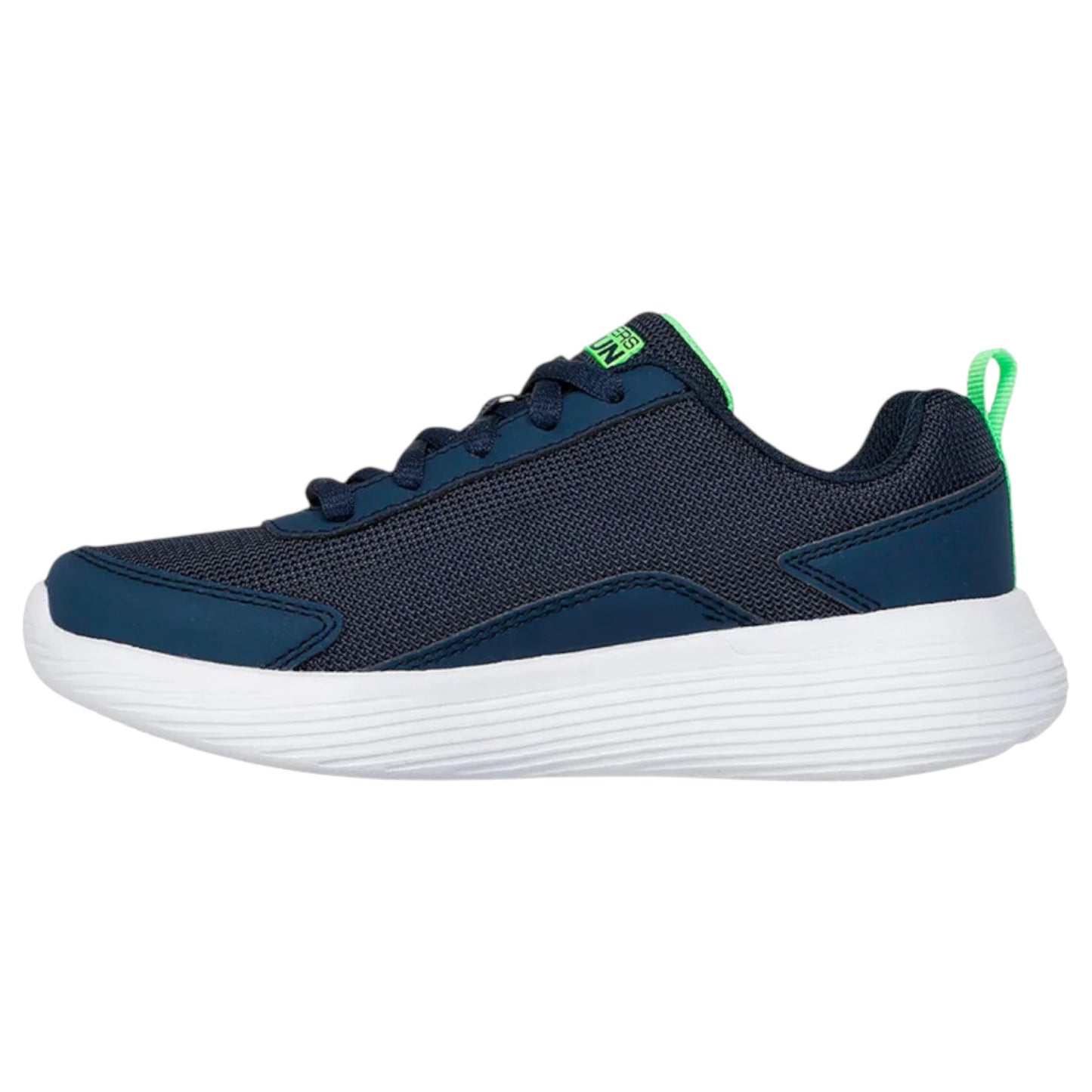 Kids Boys Skechers Go Run 400 V2 Athletic Shoes Navy/Lime