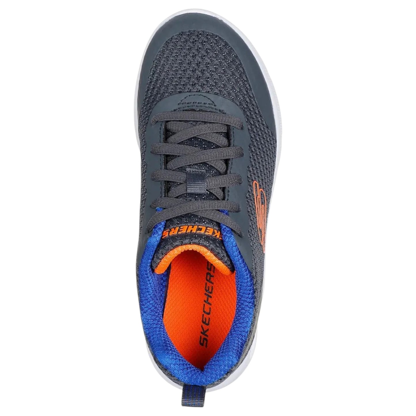 Kids Boys Skechers Microspec Max - Kaptix Athletic Shoes Charcoal/Blue