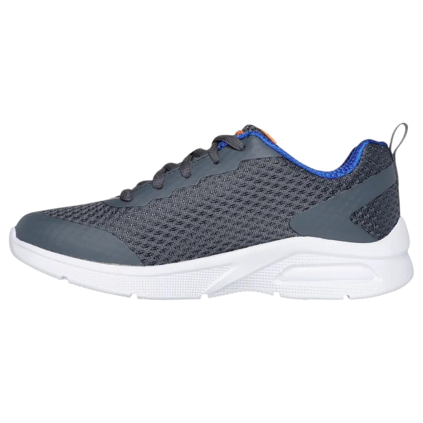 Kids Boys Skechers Microspec Max - Kaptix Athletic Shoes Charcoal/Blue