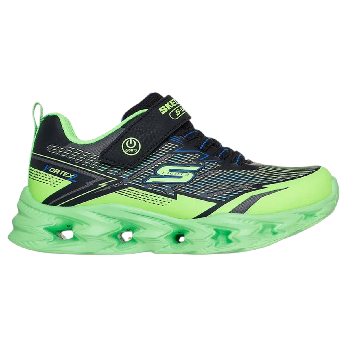 Kids Boys Skechers Vortex 2.0 - Veltrox Athletic Shoes Lime/Black