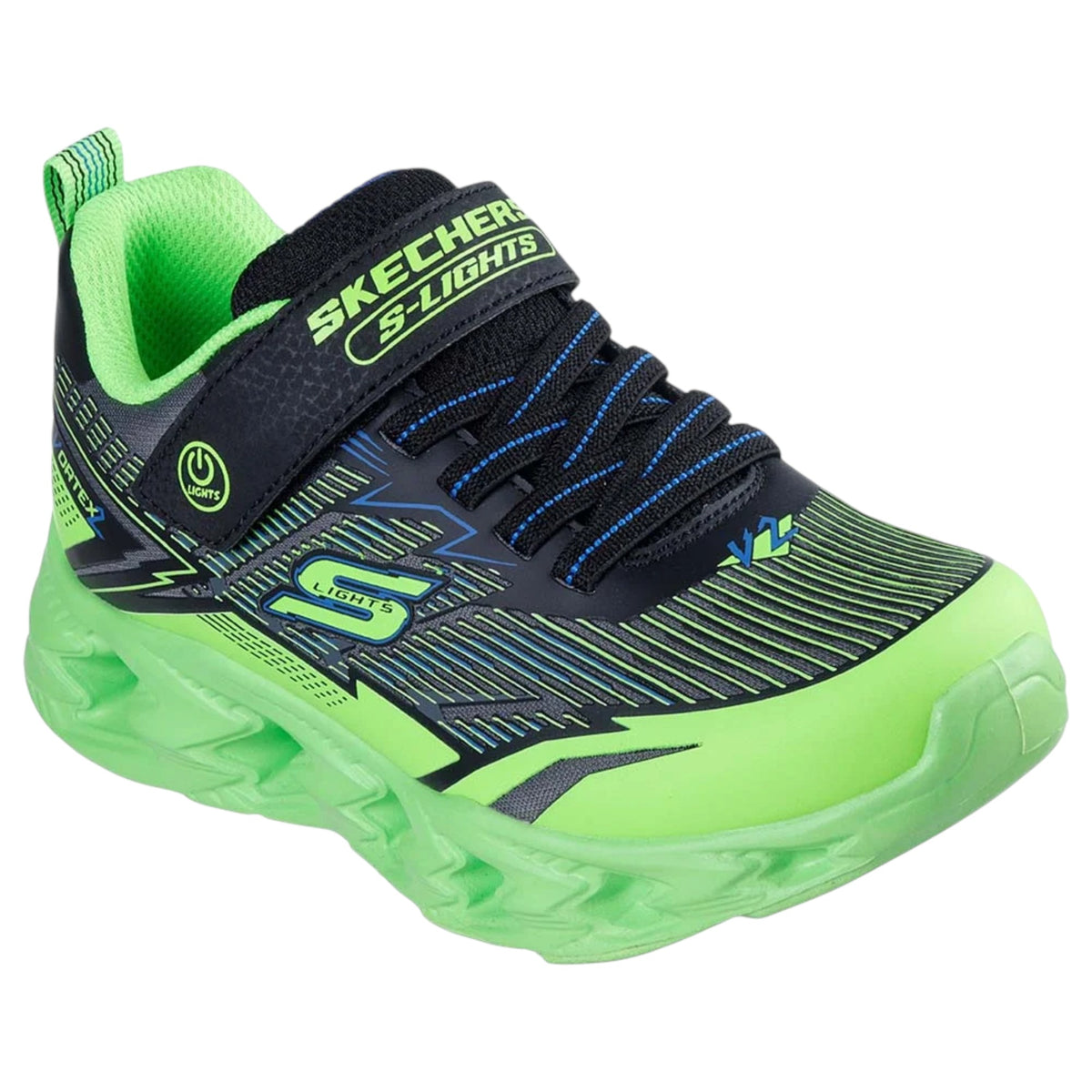 Kids Boys Skechers Vortex 2.0 - Veltrox Athletic Shoes Lime/Black