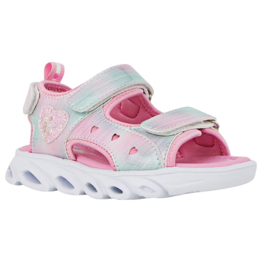 Kids Girls Lightning Bolt Nettie Sandals Pink Multi