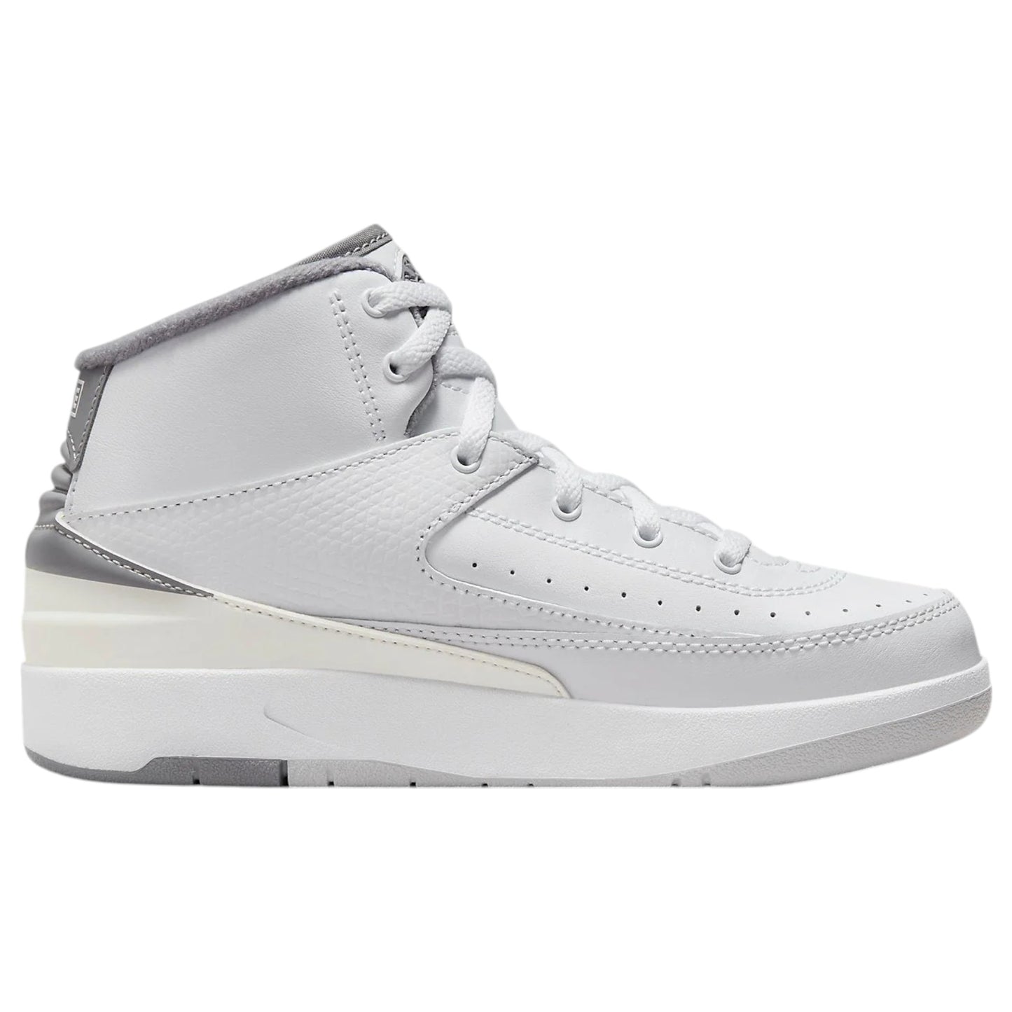 Kids Boys Nike Air Jordan 2 Retro Shoes White/Grey