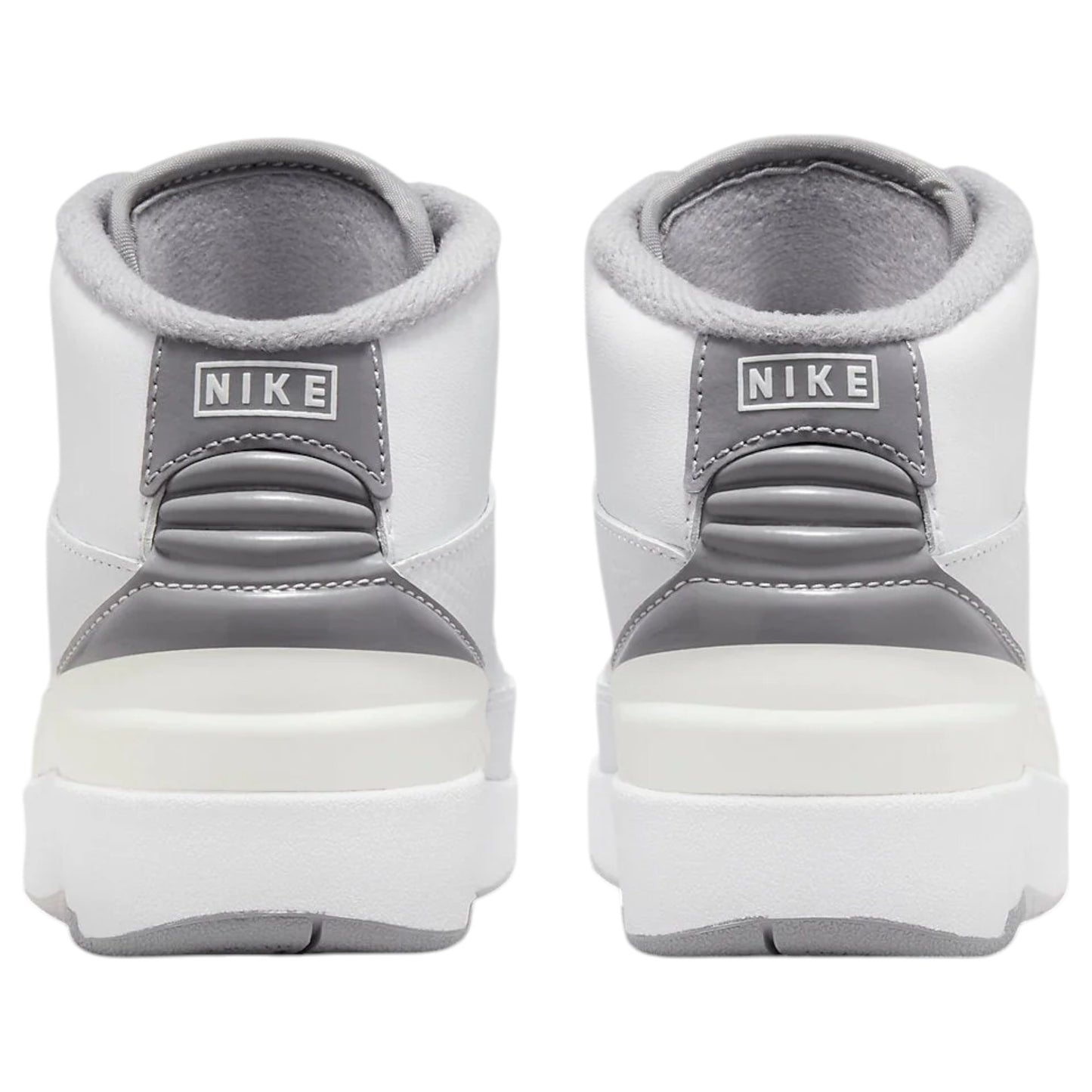 Kids Boys Nike Air Jordan 2 Retro Shoes White/Grey