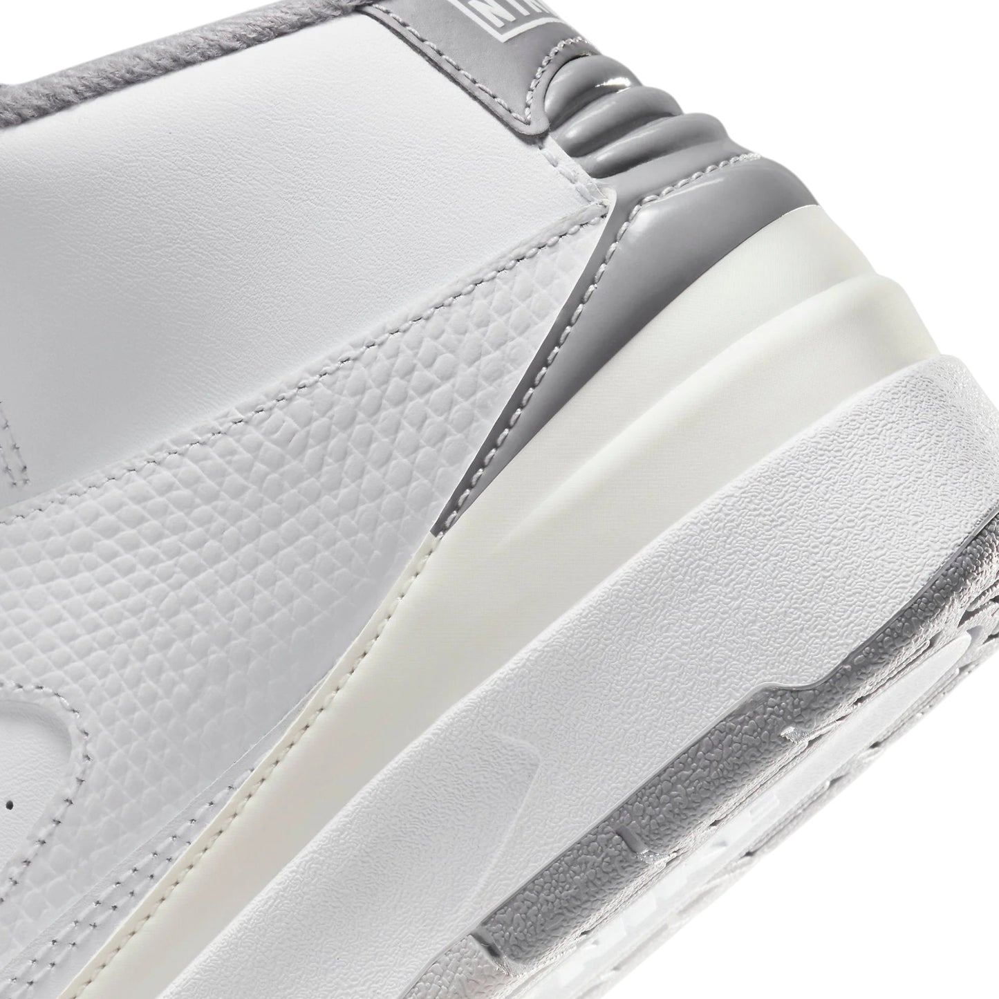 Kids Boys Nike Air Jordan 2 Retro Shoes White/Grey
