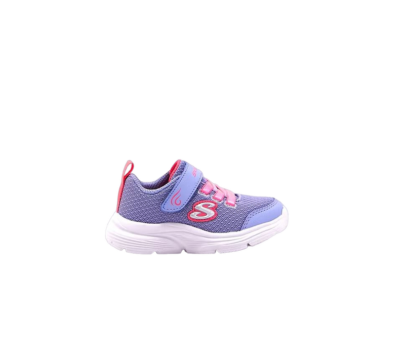 Kids Girls Skechers Wavy Lites - Blissfuly Free Shoes Purple