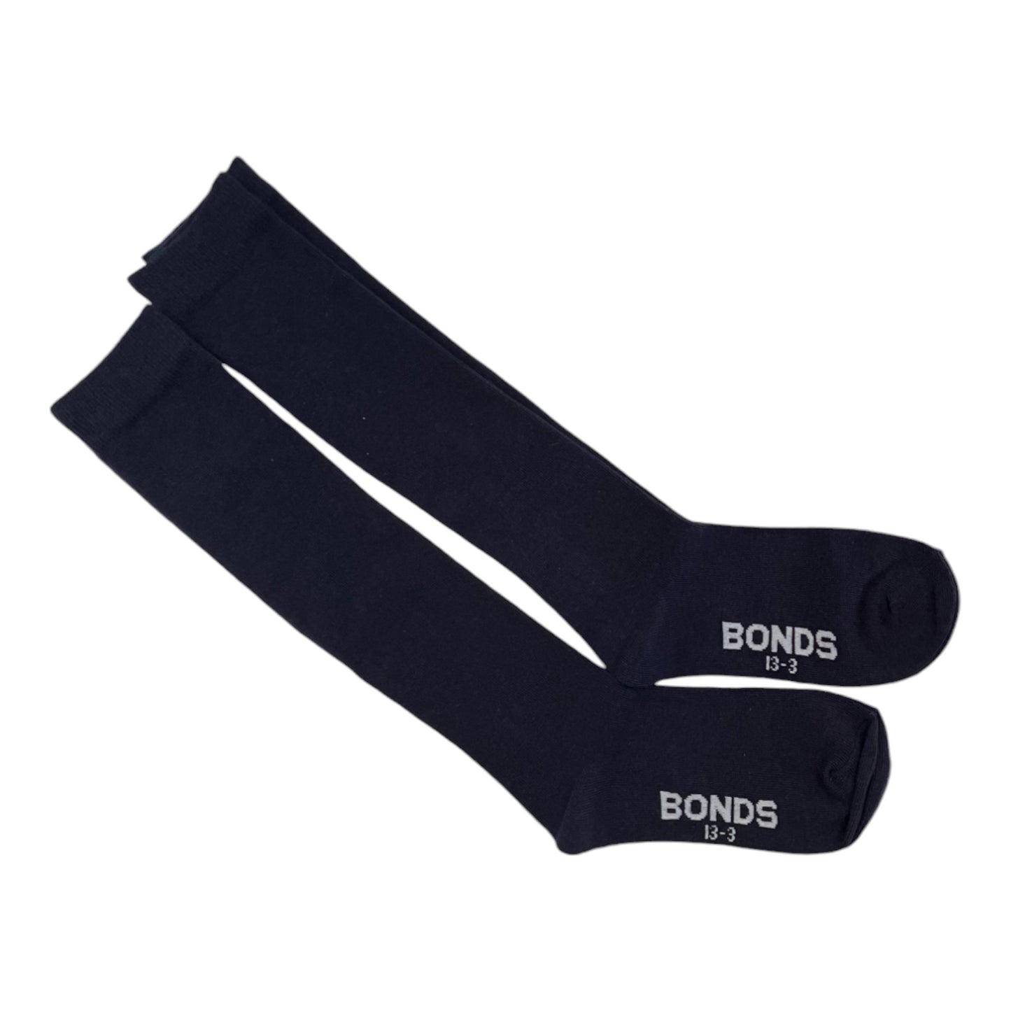 2 Pack Unisex Kids Bonds Knee High Knee High Socks Midnight Blue