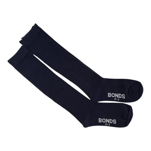 2 Pack Unisex Kids Bonds Knee High Knee High Socks Midnight Blue