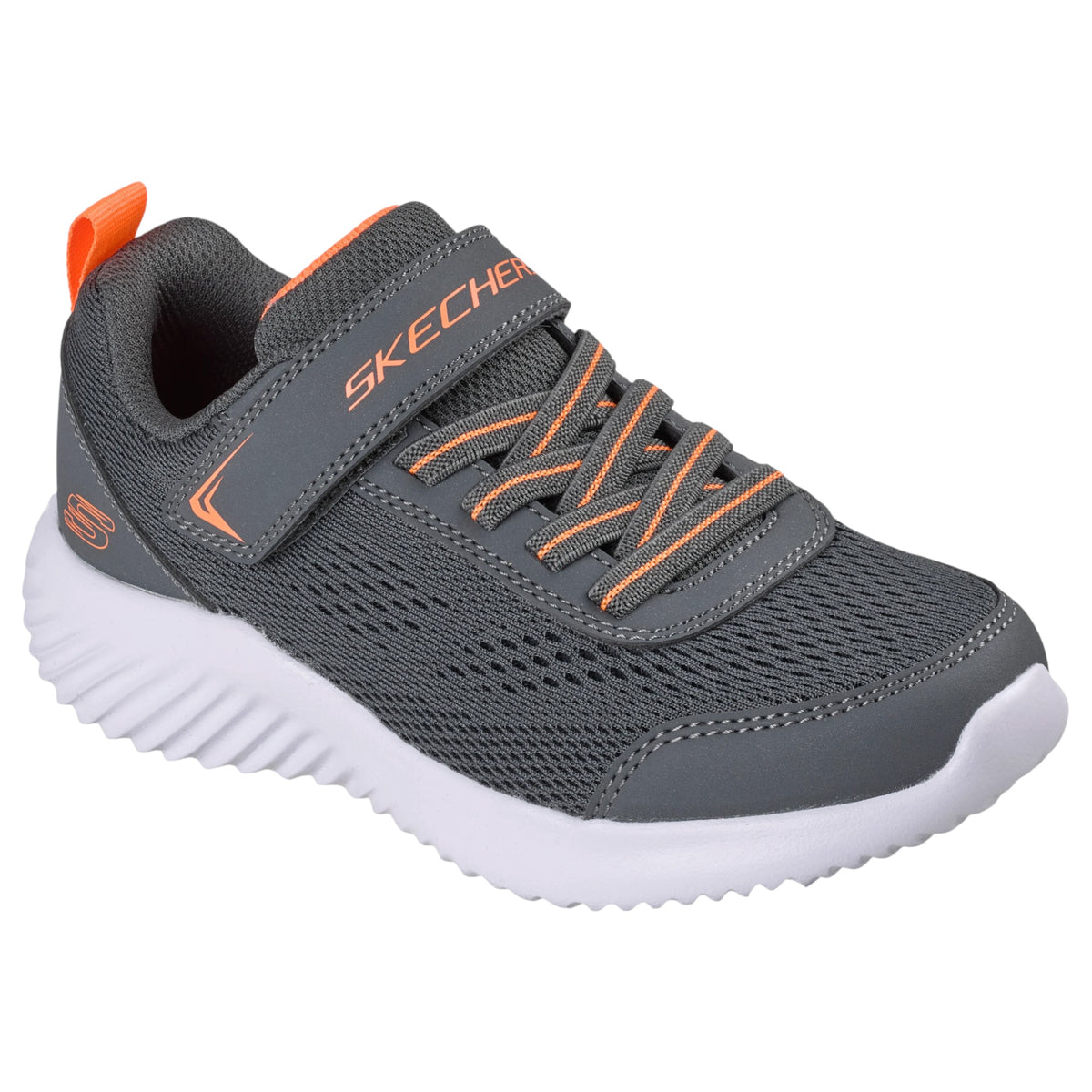 Kids Boys Skechers Bounder - Quantarun Shoes Charcoal
