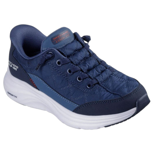 Kids Boys Skechers Contour Foam - Cozy Fit Shoes Navy