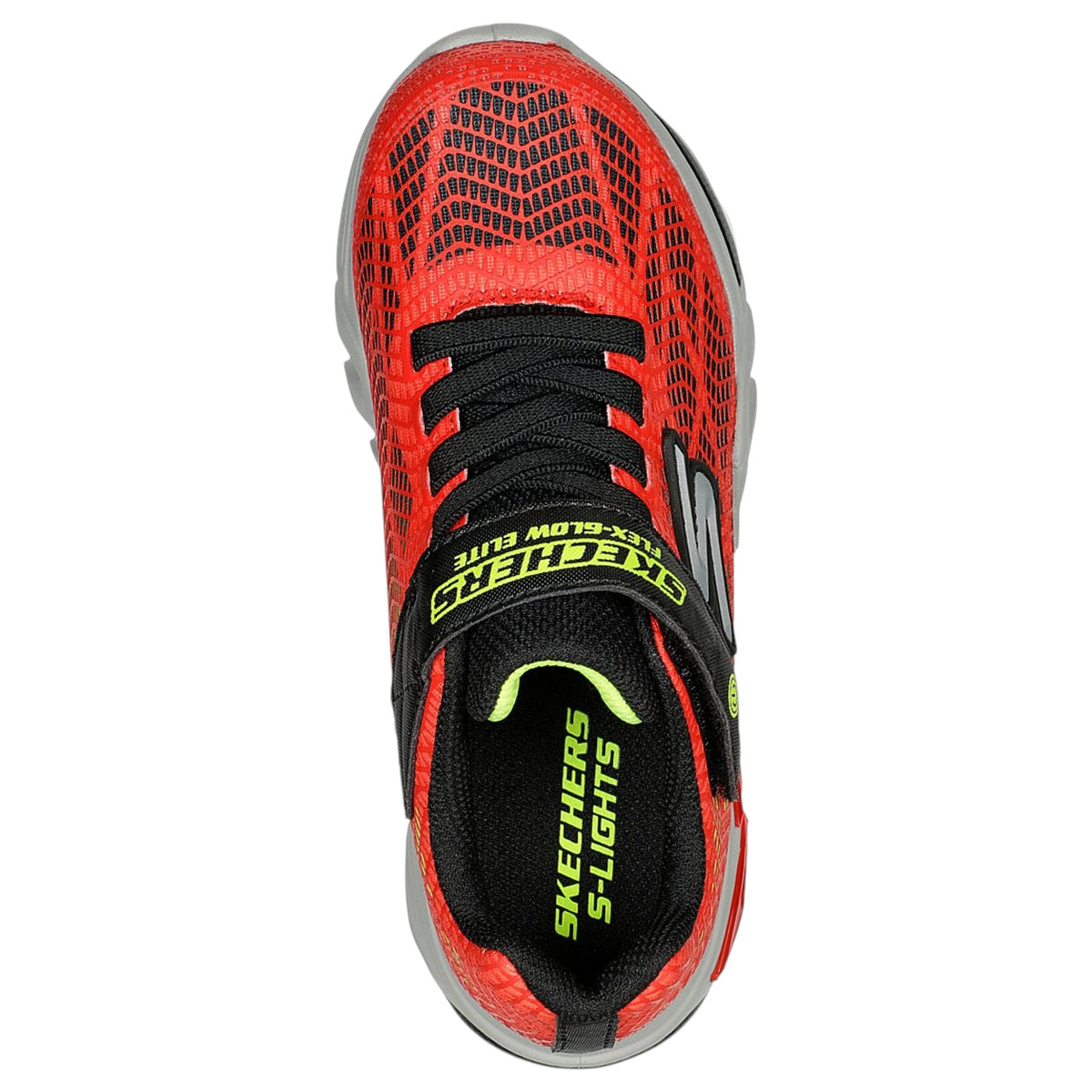Kids Boys Skechers Flex-Glow Elite - Vorlo Shoes Red Black