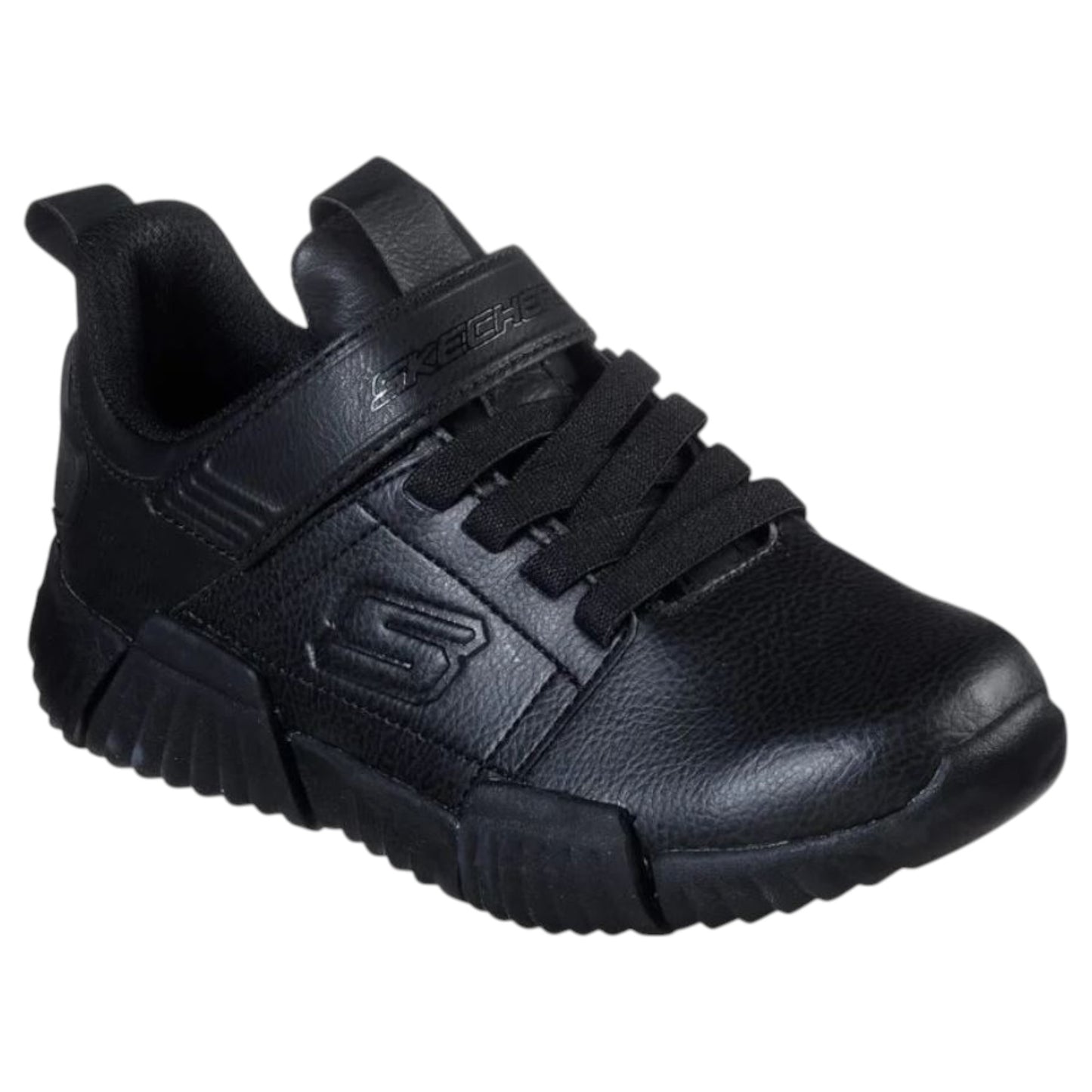 Kids Boys Skechers Durablox Shoes Black
