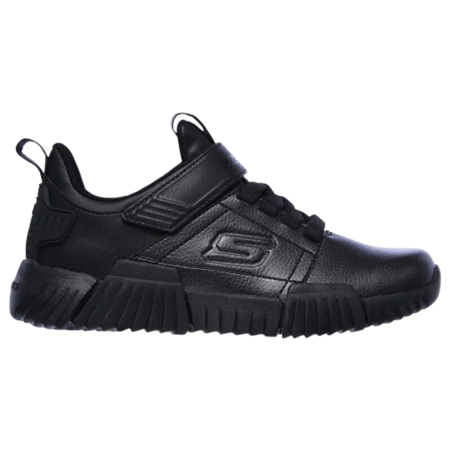 Kids Boys Skechers Durablox Shoes Black