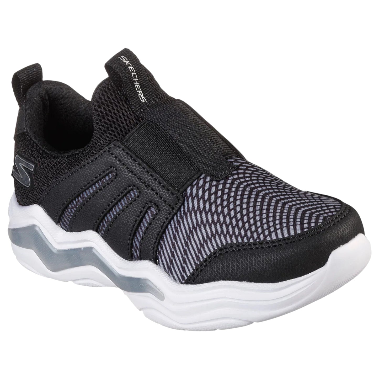 Kids Boys Skechers Erupters Iv - Zandor Shoes Black / Silver