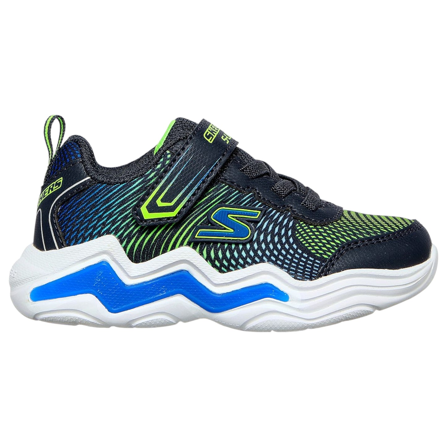 Kids Boys Skechers Erupters Iv Shoes Navy / Lime
