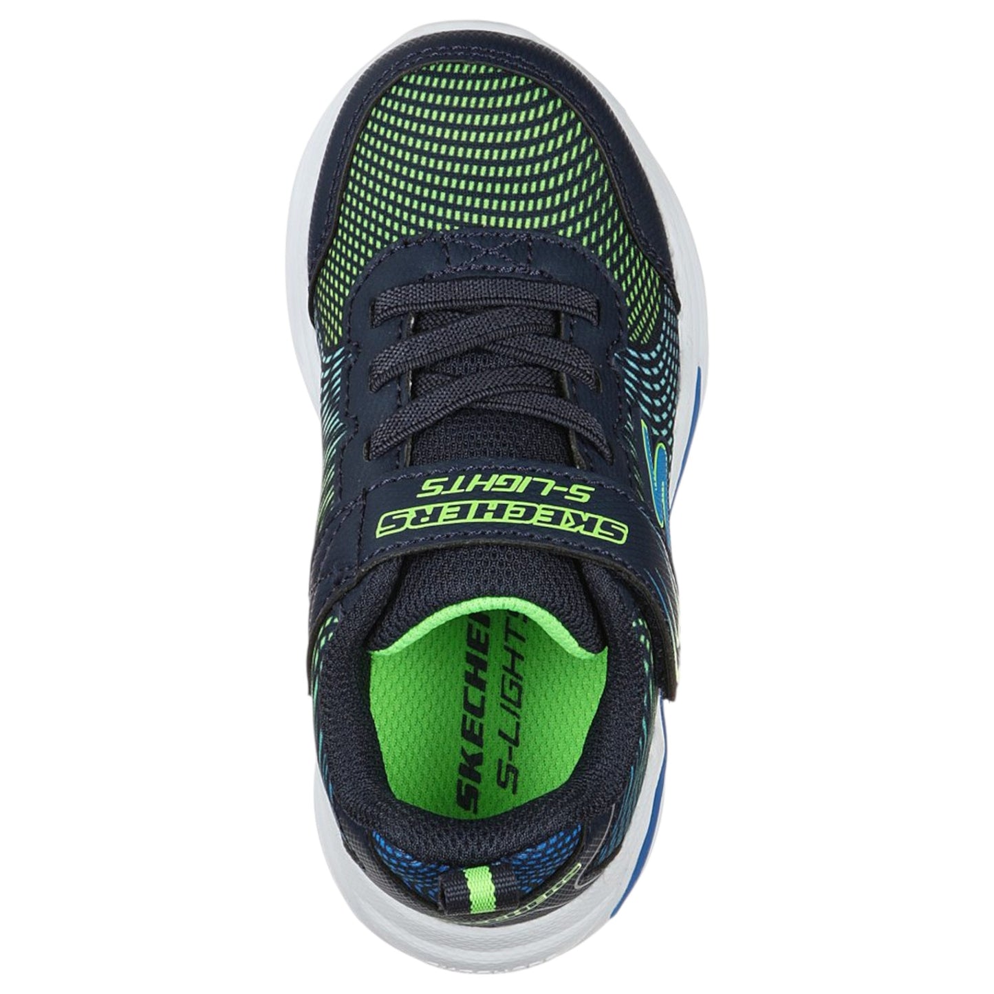 Kids Boys Skechers Erupters Iv Shoes Navy / Lime