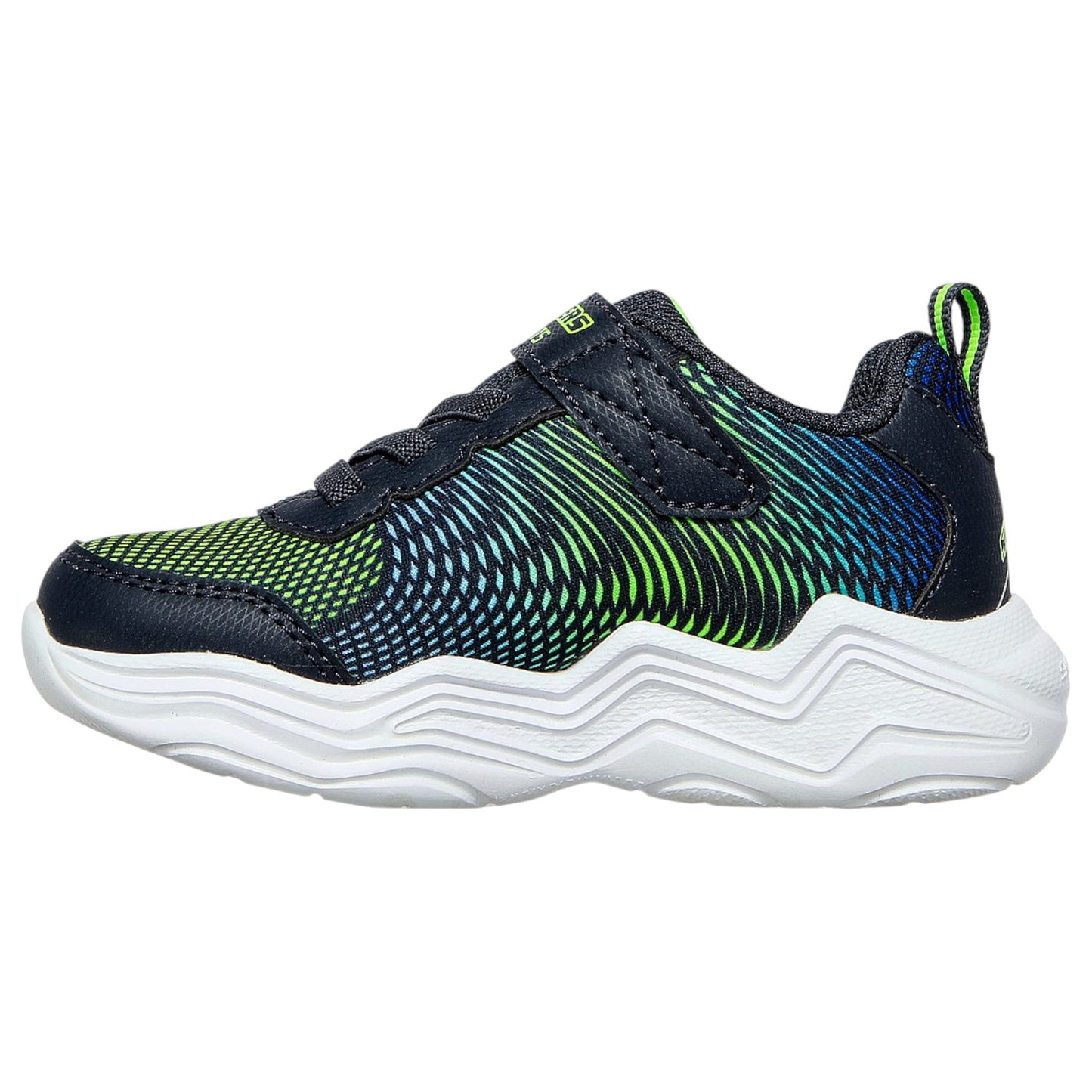 Kids Boys Skechers Erupters Iv Shoes Navy / Lime