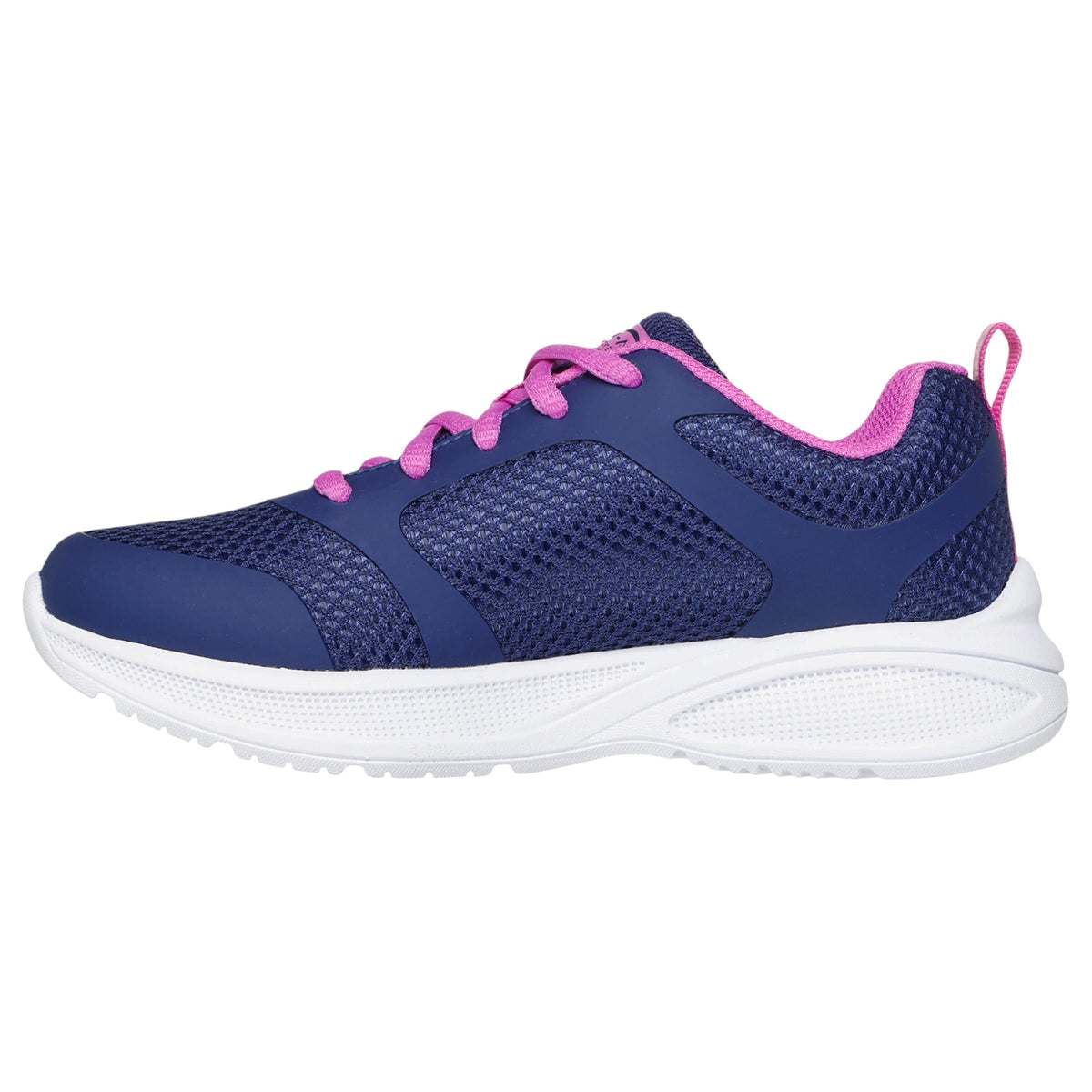 Kids Girls Skechers Microspec Max Advance - Unstoppable Wonder Shoes Navy/Purple