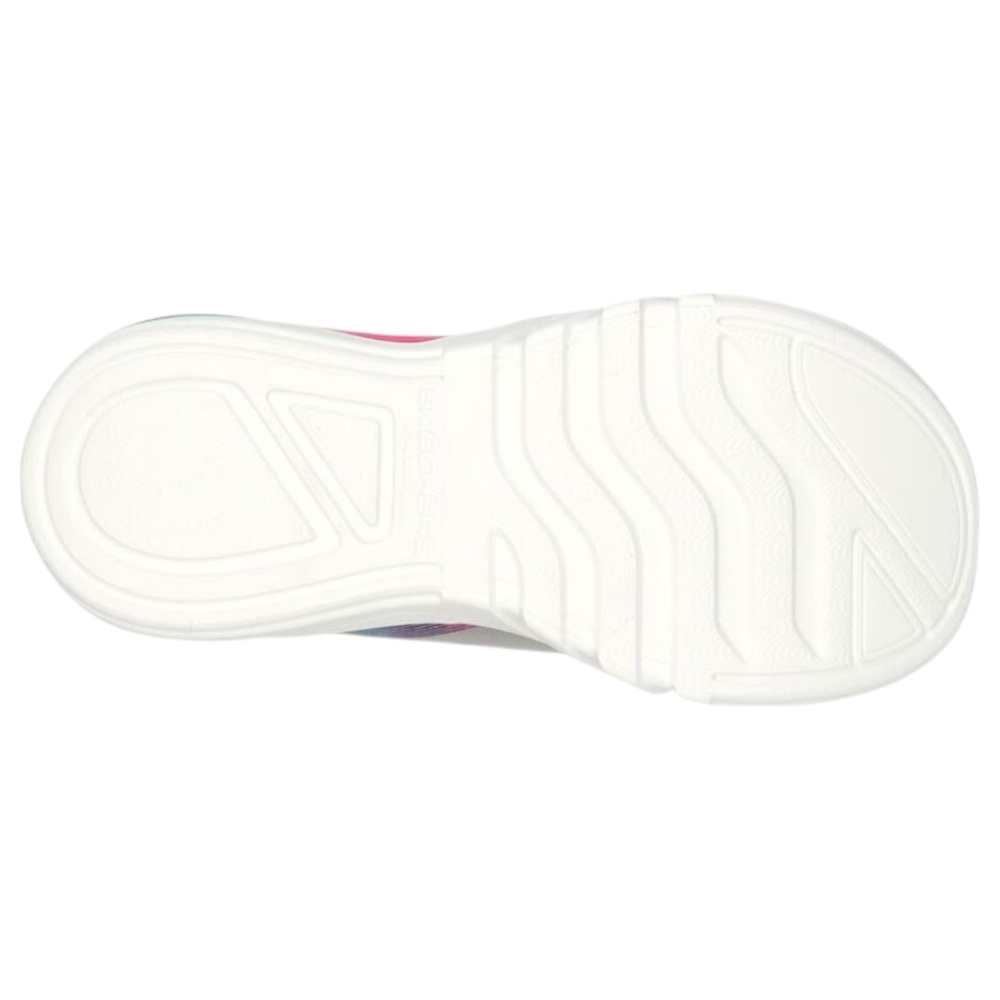 Kids Girls Skechers Glow - Brites Shoes Grey / Multi