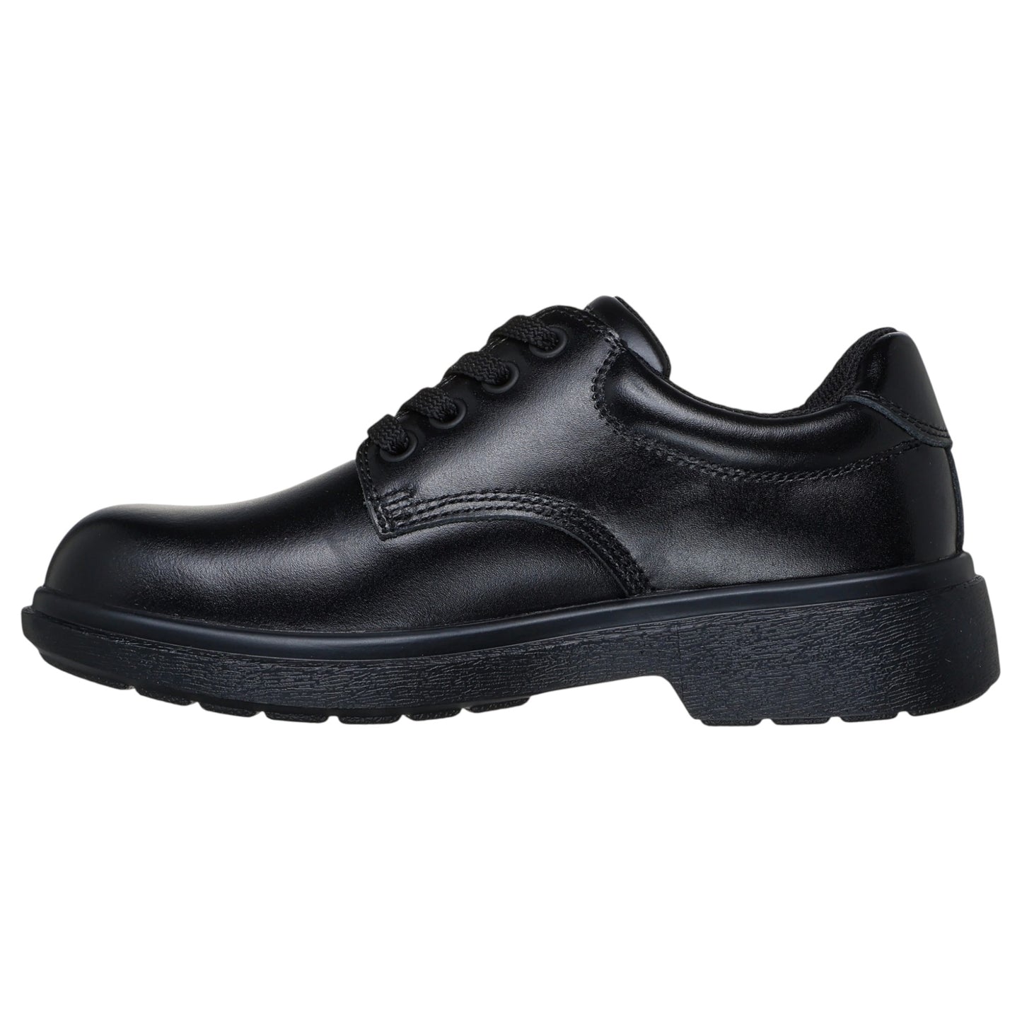 Kids Boys Skechers Smooth Tracks Shoes Black
