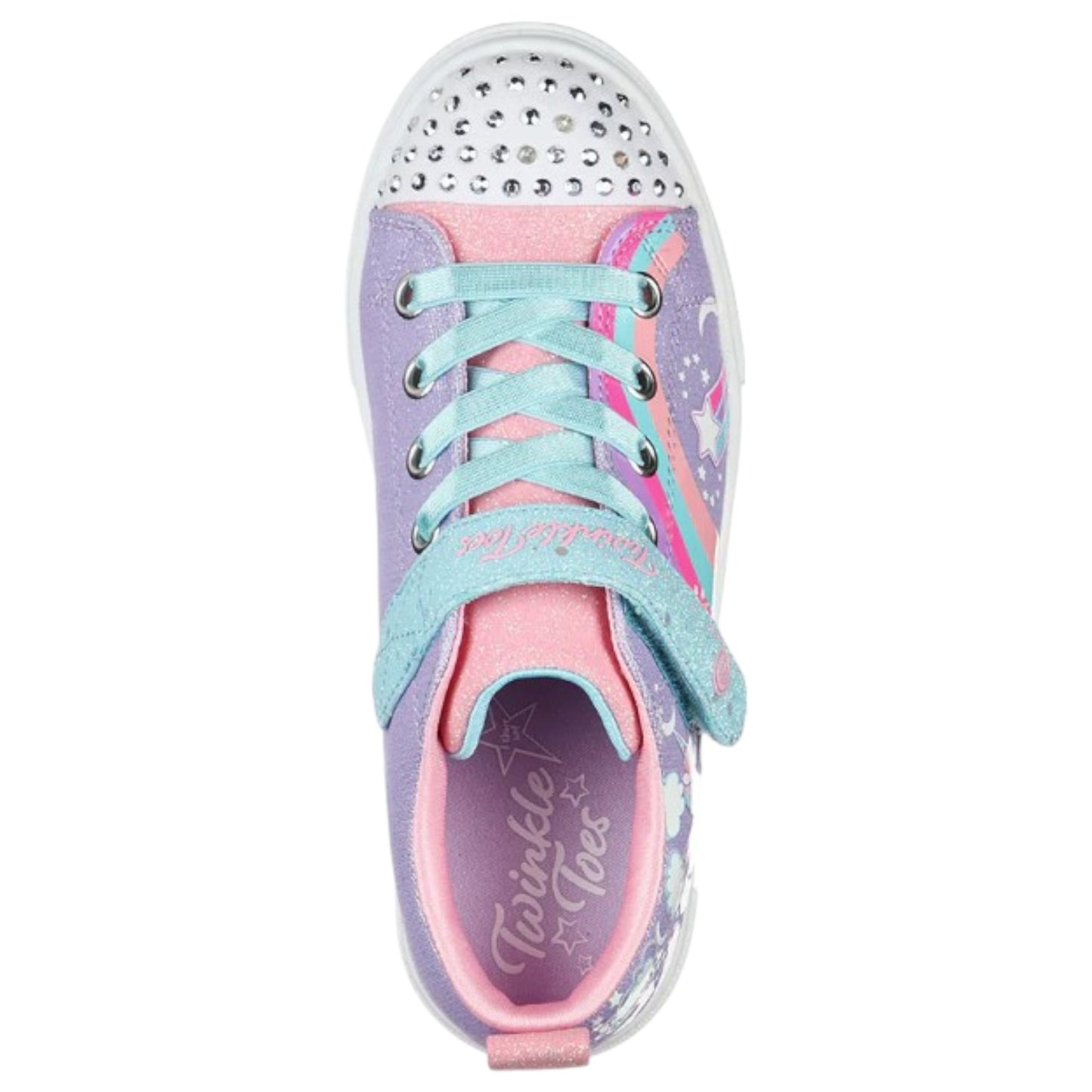 Kids Girls Skechers Twinkle Sparks - Unicorn Charme Shoes Lavender / Multi