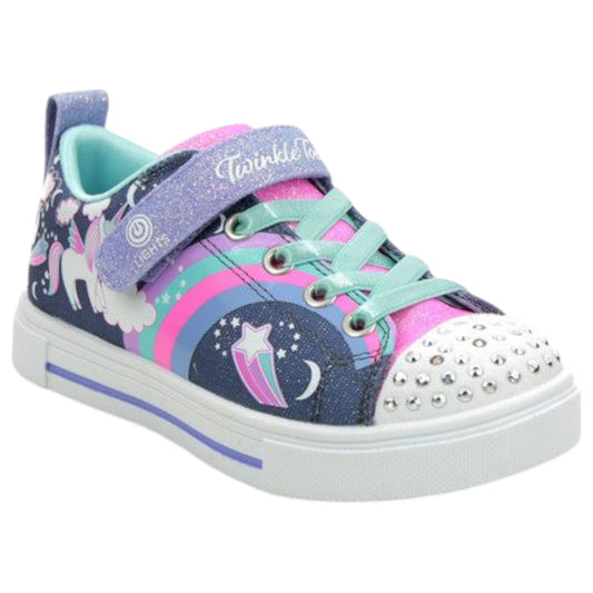 Kids Girls Skechers Twinkle Sparks - Unicorn Charme Shoes Navy / Multi