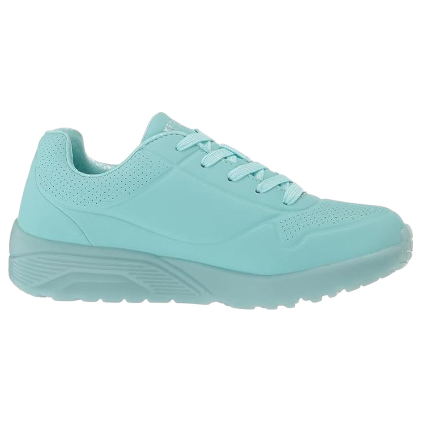 Kids Girls Skechers Uno Ice Shoes Turquoise