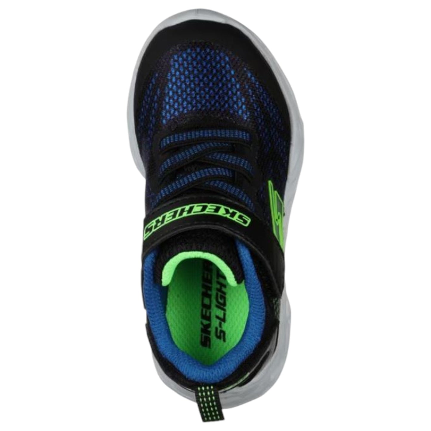 Infant Boys Skechers Vortex - Flash Shoes Black/Blue/Lime