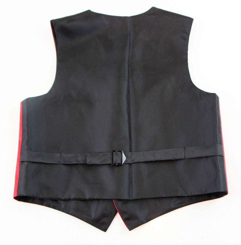 Red Boys Junior Vest Adjustable Waistcoat