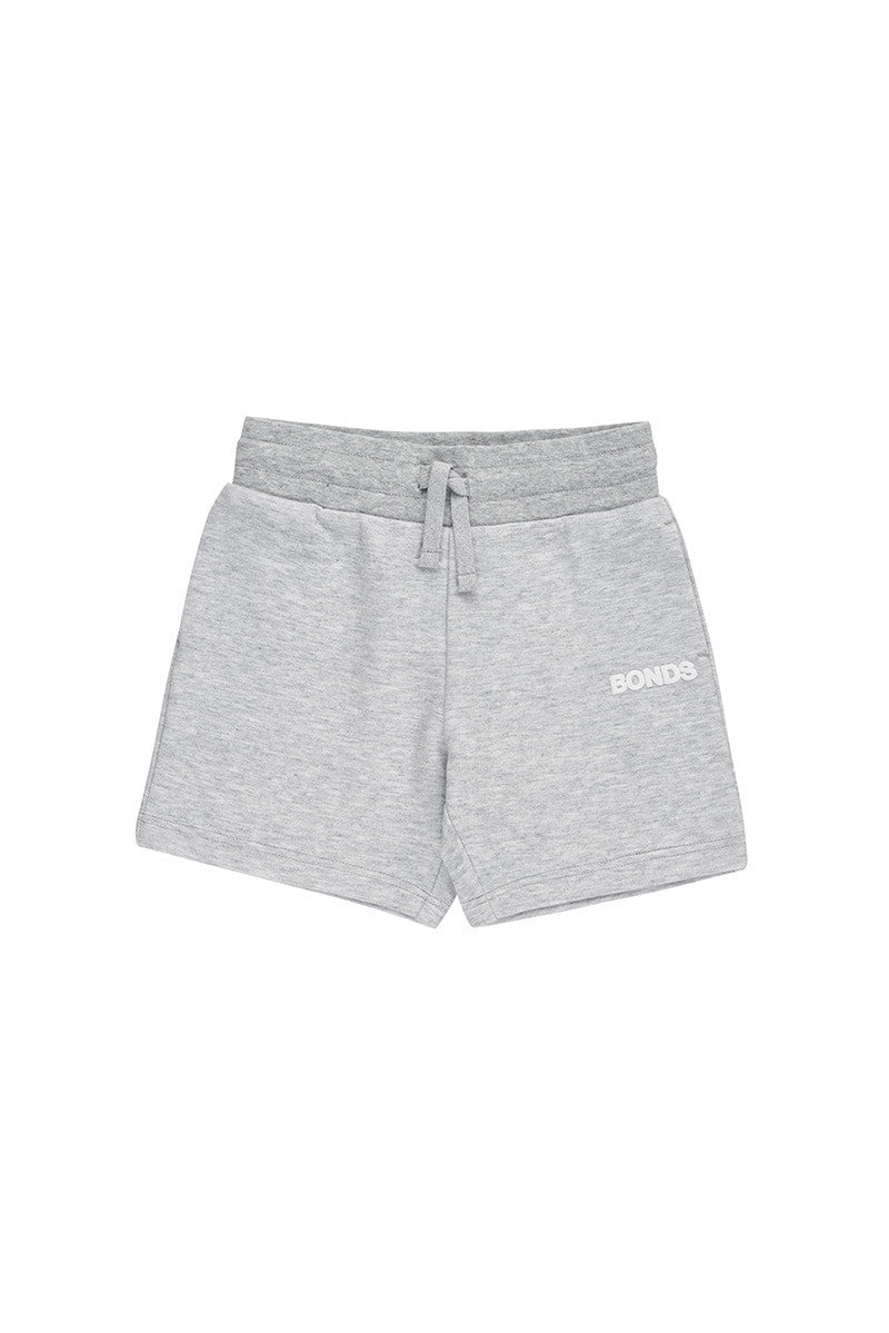 Kids Bonds Tech Sweats Comfy School Shorts New Grey Marle