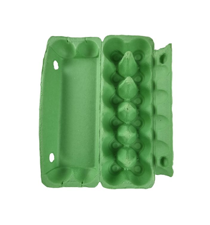 50 X Light Green Full Dozen Carton 12-Egg Recyclable Egg Cartons
