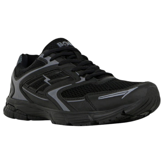 Kids Boys Lightning Bolt Griffin Jnr Shoes Black/Grey