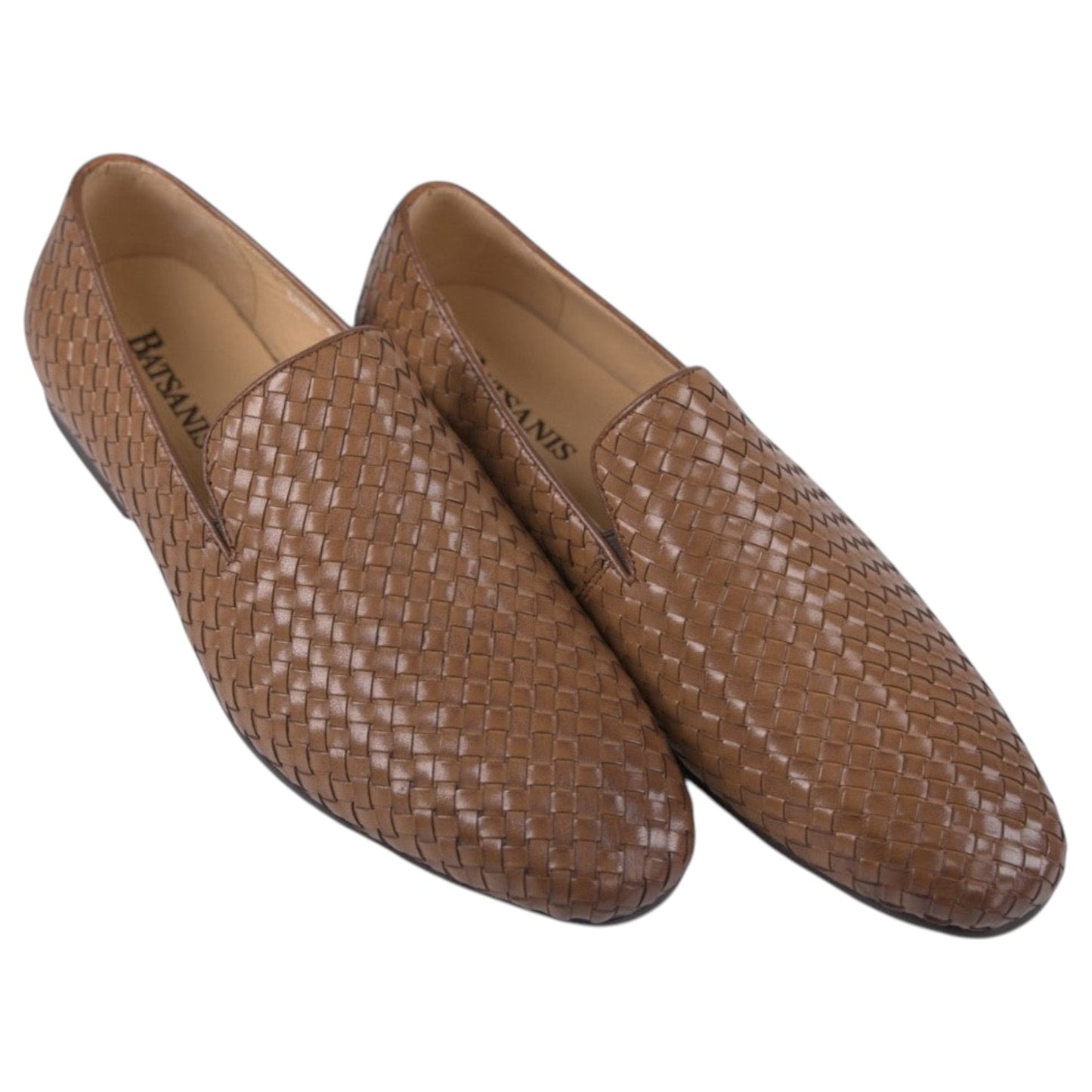 Mens Batsanis Lisbon Shoes Tan
