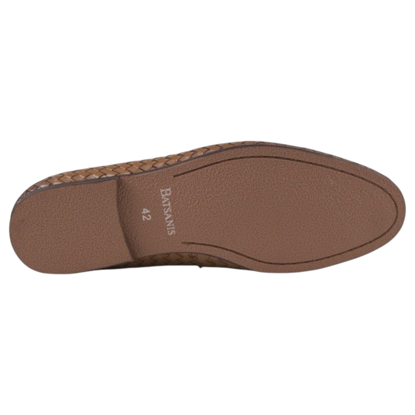 Mens Batsanis Lisbon Shoes Tan