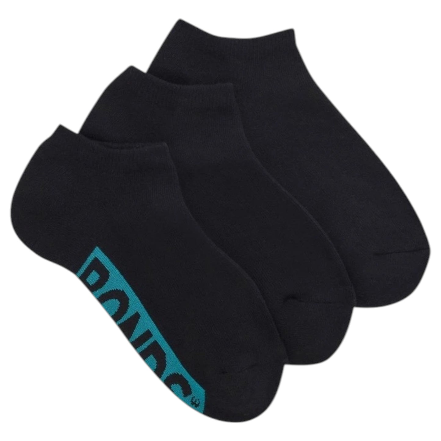 3 Pack Women Bonds Logo Cushioned Low Cut Black