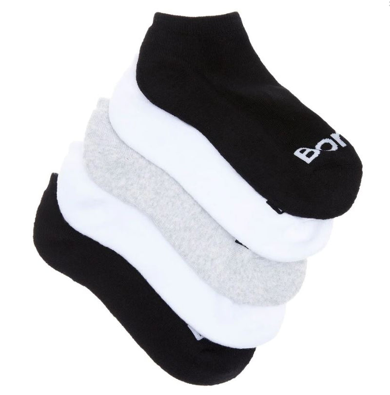 10 Pairs X Womens Bonds Everyday Cushioned Low Cut Socks White/Grey/Black