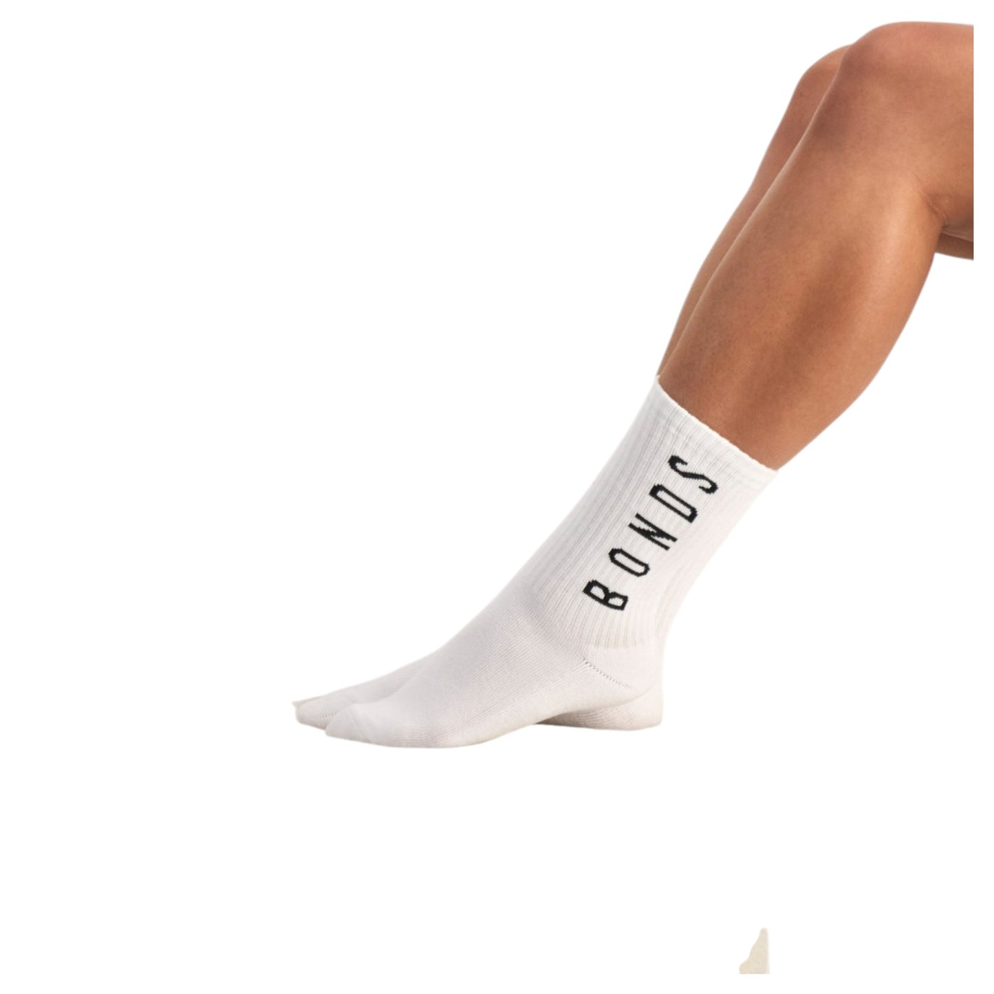 2 x Bonds Womens Originals Crew White Socks